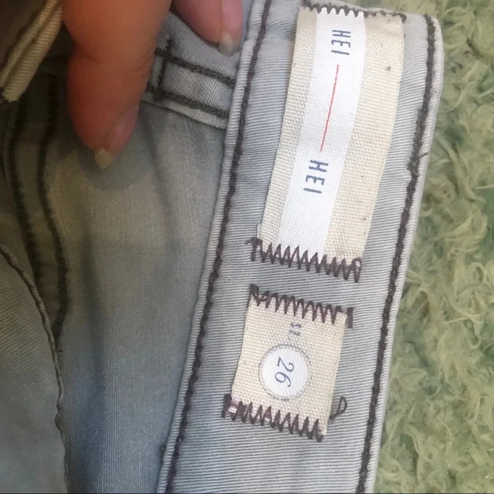 HEI HEI ANTHROPOLOGIE UTILITY JEANS